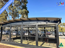 Load image into Gallery viewer, Ned Kelly Pop-Up Bike Shelter
