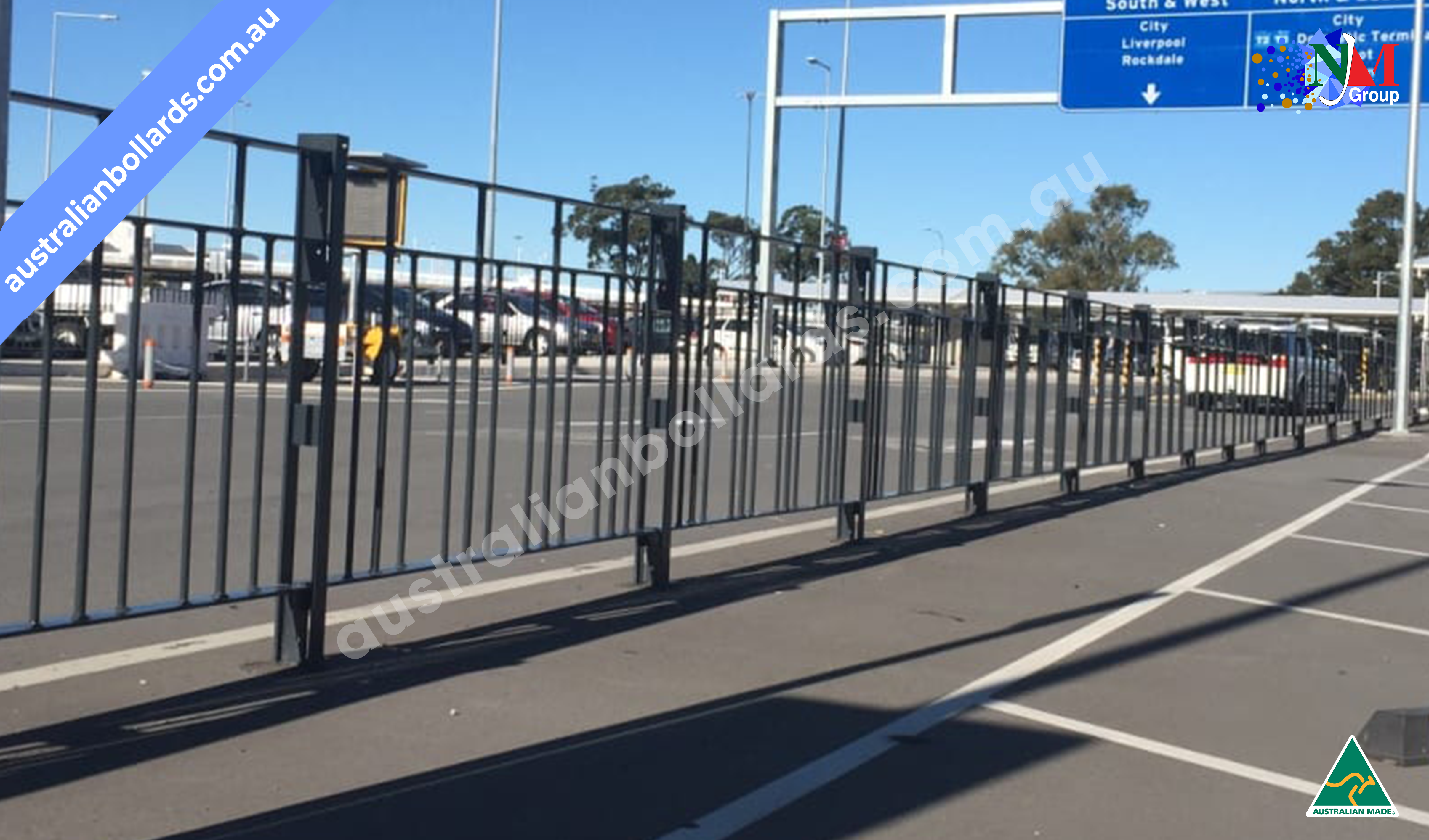 RHINO SECURITY FENCING PEDESTRIAN BARRIER
