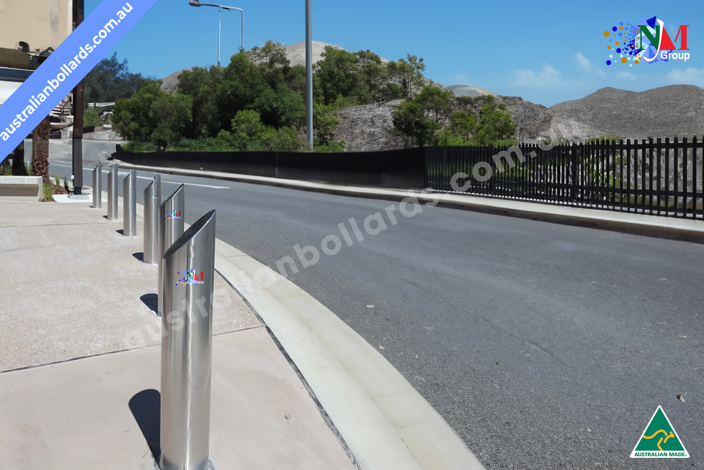 RHINO SECURITY FENCING PEDESTRIAN BARRIER