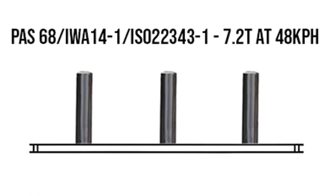 Centurion Gate Keeper Shallow & Surface Mounted HVM PAS 68 IWA14-1 and ISO 22343-1 Sliding Bollard System