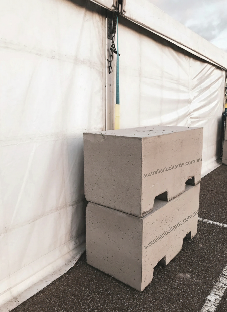 Concrete Block Barrier