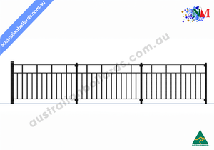 RHINO SECURITY FENCING PEDESTRIAN BARRIER