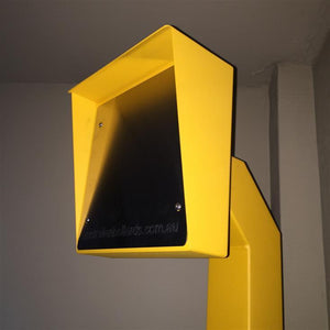 Access Control System - Card Reader Post & Head - Access Control, base plated bollards, forklift pedestrian warehouse safety, gooseneck card readers, surface mount bollards, Warehouse products - Australian Bollards  