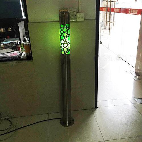 Decorative Light Bollard - base plated bollards, bollards, light bollards, stainless steel bollards, surface mount bollards - Australian Bollards  