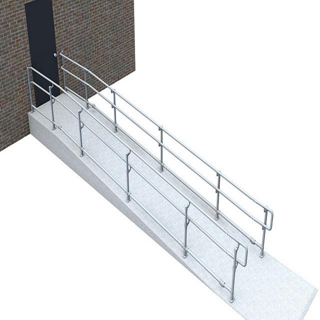 Disabled & Wheel Chair Users Ramp Handrails - disabled users ramps handrails, disabled users stair handrails - Australian Bollards  