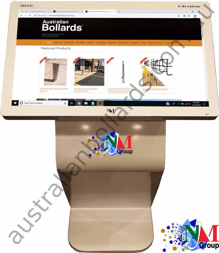 EDS-K32 Car Showroom Kiosk - EDS - car park variable rate boards, electronic display solutions, variable message sign - Australian Bollards  