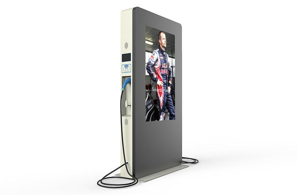 EV-43S-Electric Vehicle Charging Station - Single Sided Screen - electric vehicle charging station - Australian Bollards  