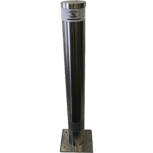 Flexible Knock Down Bollards - Stainless Steel - base plated bollards, bollards, fixed bollards, flexible bollards, surface mount bollards - Australian Bollards  