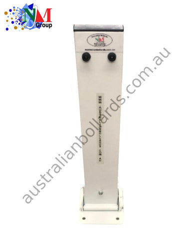 Fold Down Bollards - Key Lockable - base plated bollards, bollards, collapsible bollards, fixed bollards, fold down bollards, lockable bollards, parking bollards, surface mount bollards - Australian Bollards  