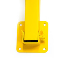 Load image into Gallery viewer, Foldable Bollard - base plated bollards, bollards, collapsible bollards, fixed bollards, fold down bollards, lockable bollards, parking bollards, surface mount bollards - Australian Bollards  
