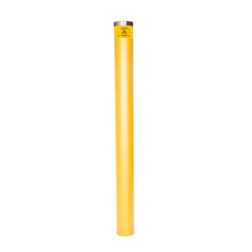 Gas Meter Bollard - AB-GM90Y - bollards, fixed bollards, gas meter bollards, sub-surface mounted bollards - Australian Bollards  