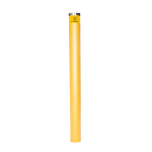 High Impact Energy Absorbing Bollard - AB-HI140-1300Y - Access Control, bollards, high impact bollards, lockable bollards, removable bollards, stainless steel bollards - Australian Bollards  