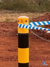 Load image into Gallery viewer, High Impact Energy Absorbing Bollard - base plated bollards, bollards, high impact bollards, VBIED bollards, VBT bollards - Australian Bollards  
