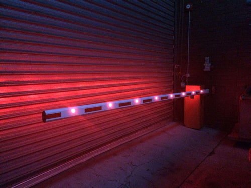Illuminated Boom Arm - boom gates - Australian Bollards  