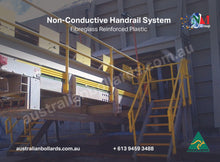 Load image into Gallery viewer, RailX Non-Conductive Rail System - custom made, handrails - Australian Bollards  
