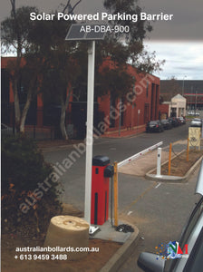 Solar Powered Boom Gate - Your Carbon Neutral Solution to Parking Security - barriers, crash rail containment barriers, custom made, Parking Barriers - Australian Bollards  