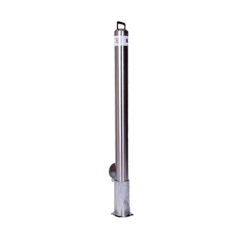 Stainless Steel Bollard - Anti-Ram Raid Access Control Removable Lockable - anti ram raid roller door lock down kits, bollards, lockable bollards, removable bollards, stainless steel bollards, sub-surface mounted bollards - Australian Bollards  