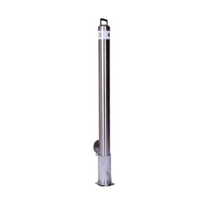Stainless Steel Bollard - Anti-Ram Raid Access Control Removable Lockable - anti ram raid roller door lock down kits, bollards, lockable bollards, removable bollards, stainless steel bollards, sub-surface mounted bollards - Australian Bollards  