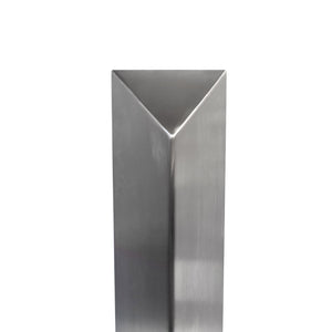 Stainless Steel - Designer Edge Bollard - bollards, designer bollards, stainless steel bollards - Australian Bollards  
