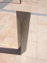 Load image into Gallery viewer, Stainless Steel - Designer Edge Bollard - bollards, designer bollards, stainless steel bollards - Australian Bollards  
