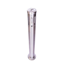 Load image into Gallery viewer, Stainless Steel - Light Bollard - base plated bollards, bollards, light bollards, stainless steel bollards, surface mount bollards - Australian Bollards  
