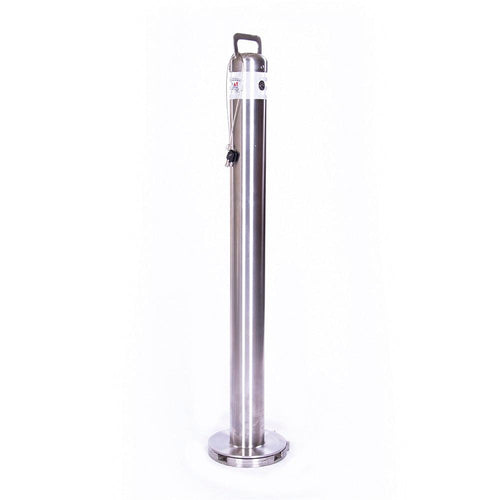 Stainless Steel - My Space Bollard - base plated bollards, bollards, my space bollard, removable bollards, stainless steel bollards, surface mount bollards - Australian Bollards  