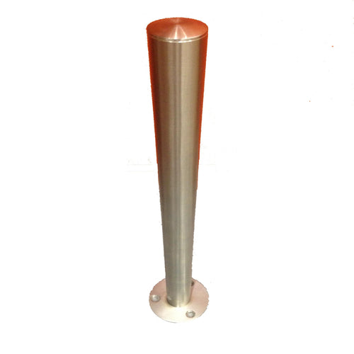 Stainless Steel - Supermarket Bollard - base plated bollards, bollards, stainless steel bollards, surface mount bollards - Australian Bollards  