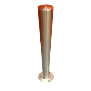 Stainless Steel - Supermarket Bollard - base plated bollards, bollards, stainless steel bollards, surface mount bollards - Australian Bollards  