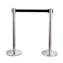Load image into Gallery viewer, Tensile Retractable Belt Barrier - Belt Stanchions - COVID-19 Range, crowd control stanchions, tensile retractable belt barrier - Australian Bollards  
