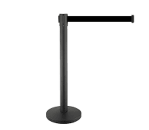 Tensile Retractable Belt Barrier - Belt Stanchions - COVID-19 Range, crowd control stanchions, tensile retractable belt barrier - Australian Bollards  